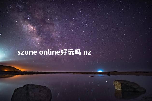 szone online好玩吗 nzone值得买吗